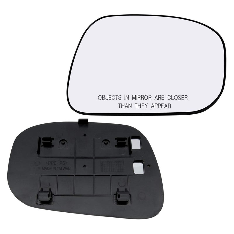 Rugged TUFF Passenger Side Mirror Glass For 2002 2003 2004 2005 2006 Toyota Camry Sedan US Built Models Right Rear Mirrors TO1325100 87931AA080 87931-AA080 Non-Heated - Image 4